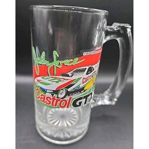 Vintage Beer Mug- John Force Racing 1997 Castro GTX